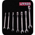 Urrea Urrea Flex Combination Wrench Set, 1270HF, 3/8" - 3/4", 7 Piece Set 1270HF